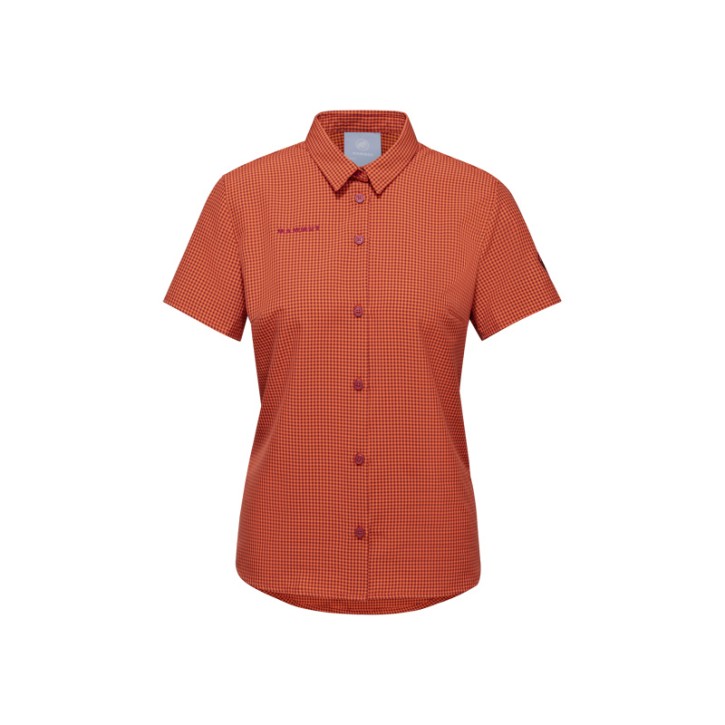 Mammut Aada Shortsleeve Shirt Women M / blood red hot red