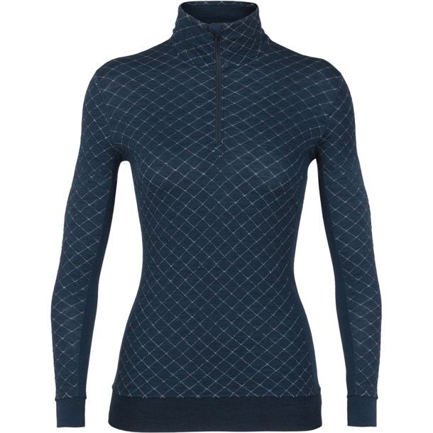 Icebreaker Affinity Thermo LS HZ Women L / eclipse heather