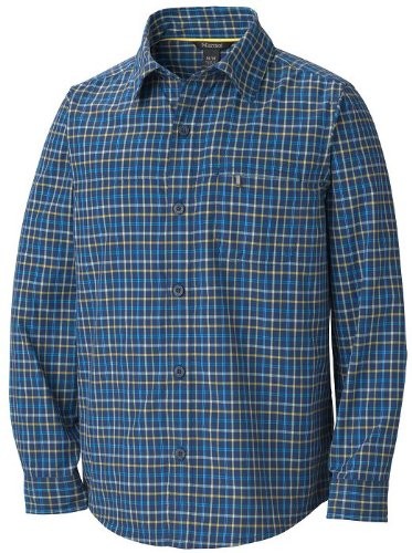 Marmot Boys Cordova Plaid LS