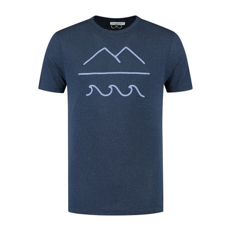 Blue Loop Denimcel Melange Ocean Peak T-Shirt