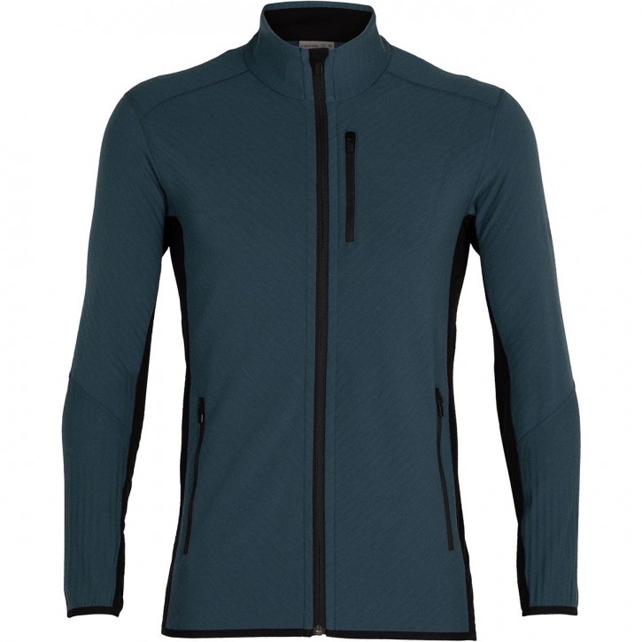 Icebreaker Mens Descender LS Zip