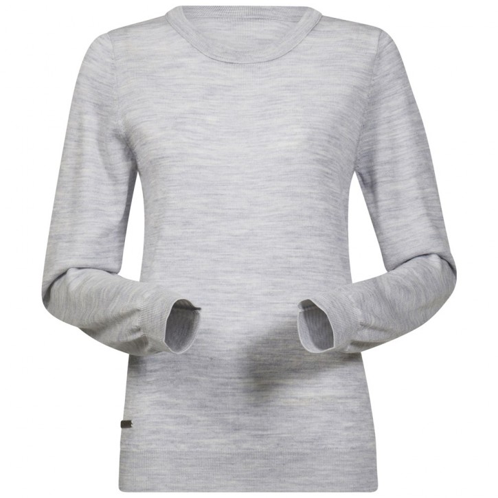 Bergans Fivel Wool Lady Long Sleeve M / aluminium melange