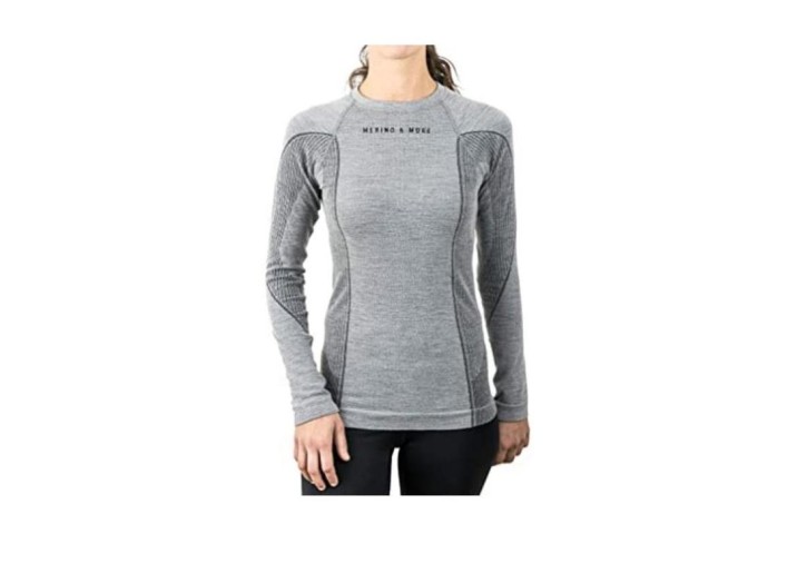 Merino and More Functional Long Shirt W M / light grey