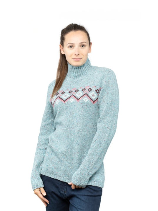 Chillaz Glödis Pullover Women 40 / light blue melange