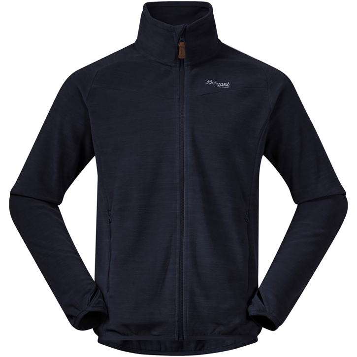 Bergans Hareid Fleece Jacket NoHood M / dark navy