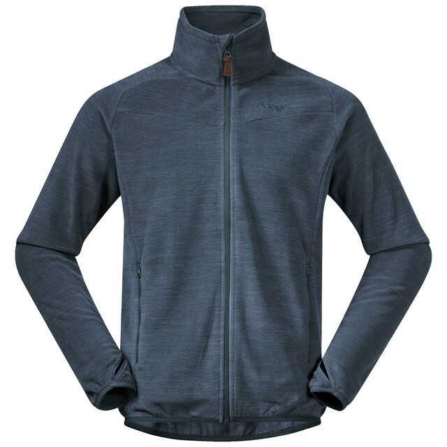 Bergans Hareid Fleece Jacket NoHood M / orion blue