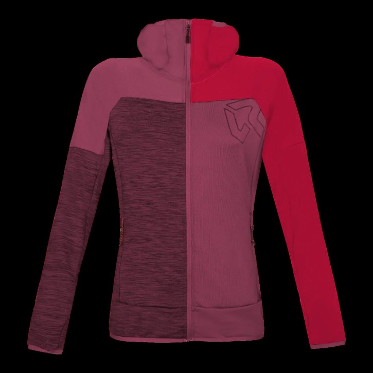 Rock Experience Kobra Hoodie FZ Woman Fleece