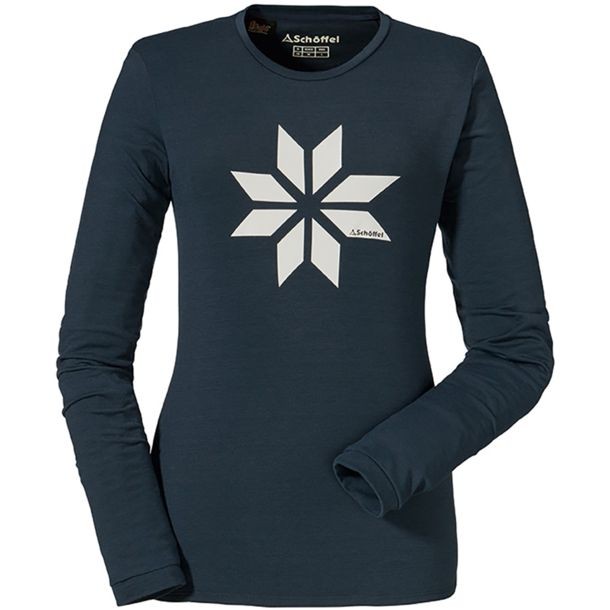 Schöffel Longsleeve Bordeaux2 46 / dress blue