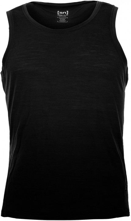 Supernatural Mens Base Layer Tank 140 S / caviar