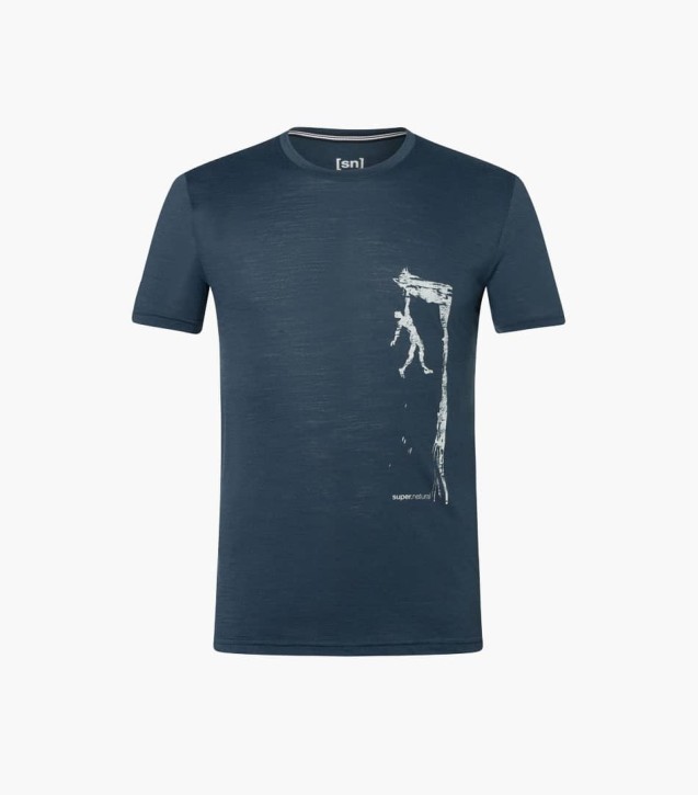 Supernatural M Cliffhanger Tee L / blueberry/feather grey