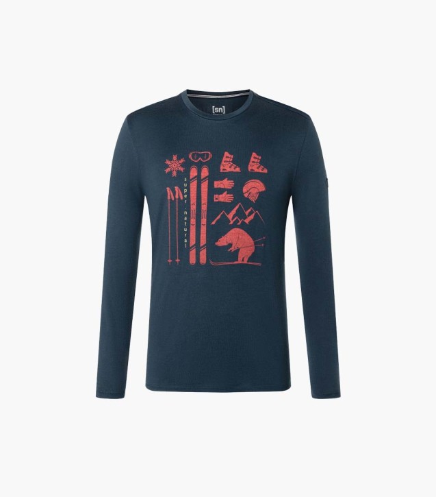 Supernatural M Skiing Bear LS