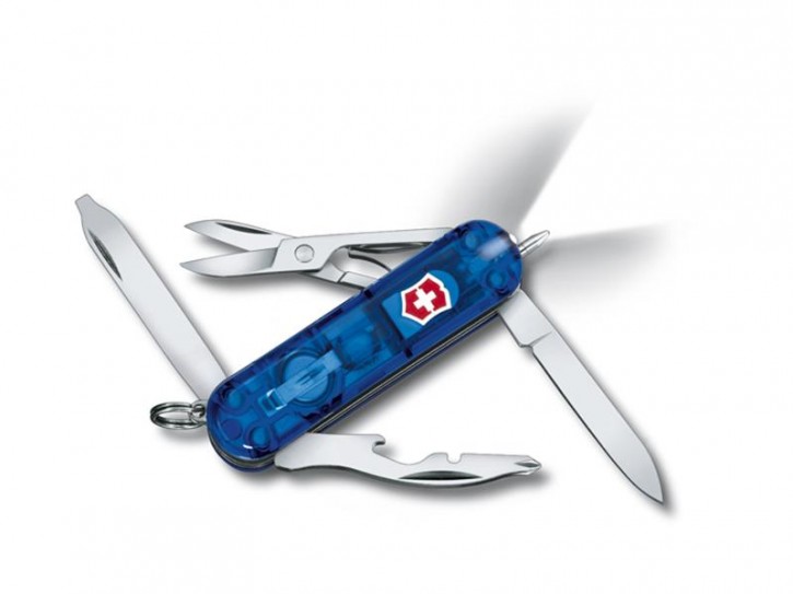 Victorinox Midnite Manager Saphir blau transparent