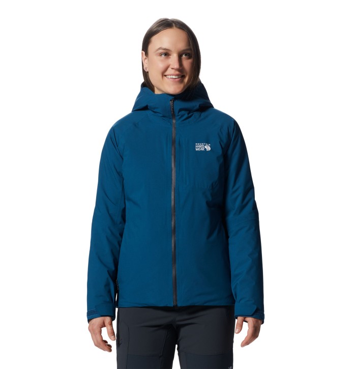 Mountain Hardwear Stretch Ozonic Insulated Jacket Women XL / dark caspian