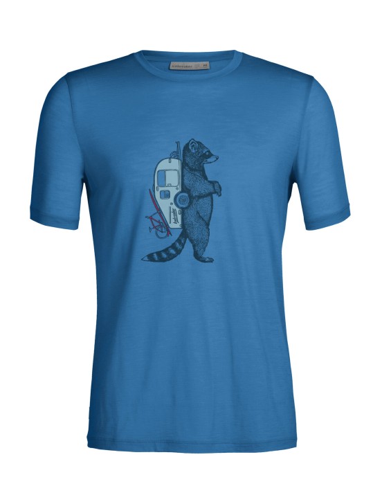 Icebreaker Tech Lite II SS Tee Waschbär Wandering