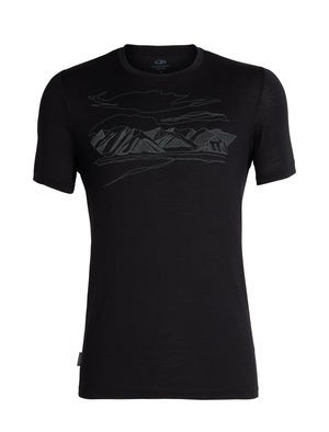 Icebreaker Mens Tech Lite SS Crewe Coronet Peak