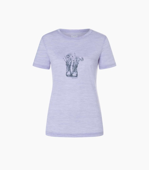 Supernatural W Flower Boots Tee
