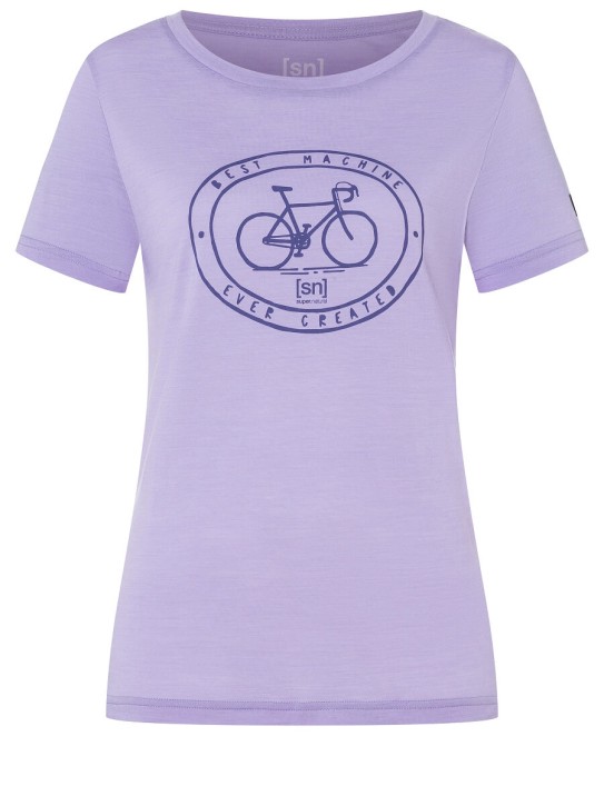 Supernatural W La Maquina Tee M / lavender veronica