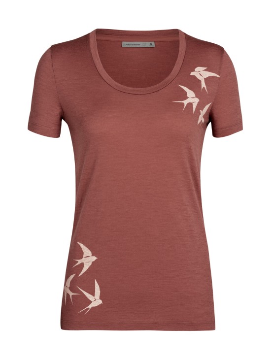 Icebreaker Tech Lite II SS Swarming Shapes Women